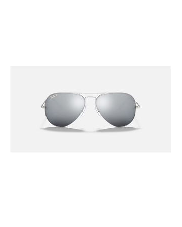 Sunglasses Ray-Ban Aviator Large Metal Silver RB3025 019/W3 58-14 Medium Polarized Mirror