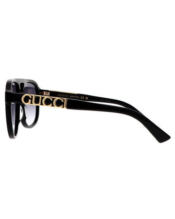 Gucci Pilot Sunglasses GG1188S 002 Black 58mm