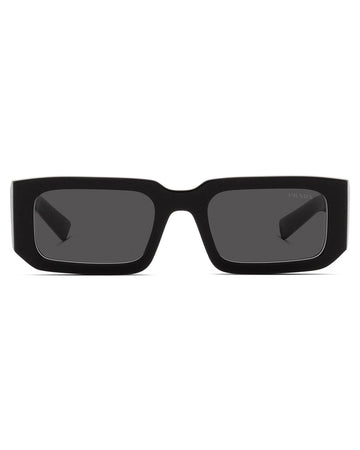 PRADA 0PR06YS 09Q5S0 BLACK WHITE/DARK GREY LENS