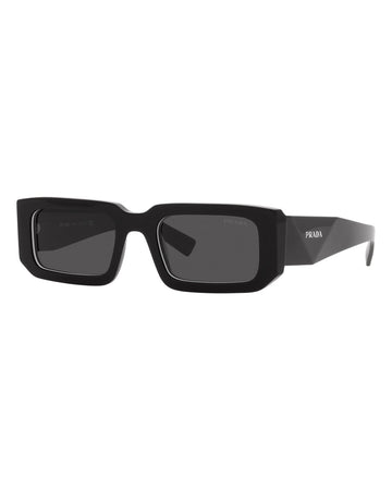 PRADA 0PR06YS 09Q5S0 BLACK WHITE/DARK GREY LENS
