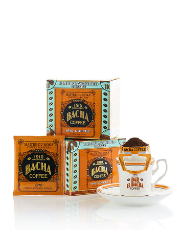 Bacha Coffee 1910 Coffee Bag Gift Box (12 Bags) 144G