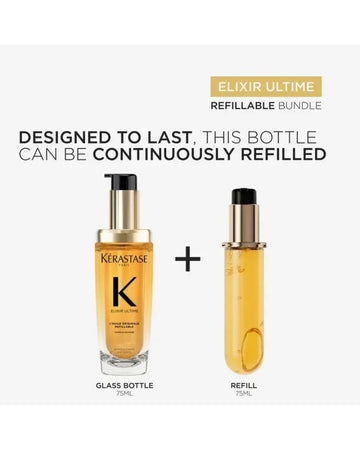 Elixir Oil Refillable Set(75ml+refill 75ml)