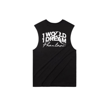 Phantaci 1World 1 Dream Crewneck Tank Top Black Size S