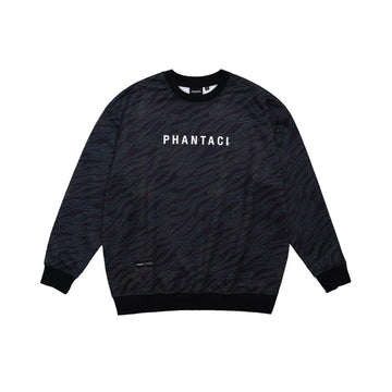 Phantaci Neon Camo Sweatshirt Black Size S