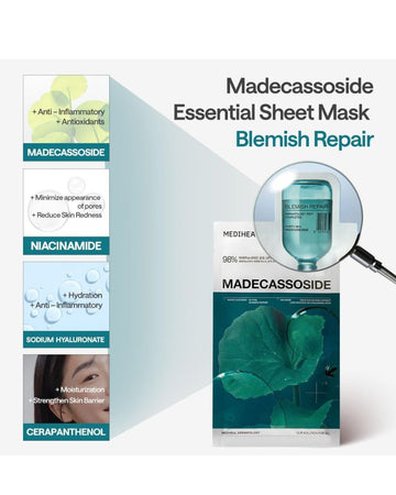 Medihael Madecassoside Bio Seconderm Mask_blemish Repair
