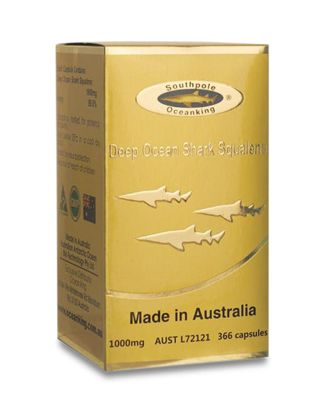 Ocean King Deep Ocean Shark Squalene 1000mg 366 Capsules