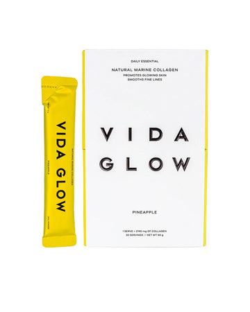 Vida Glow Natural Marine Collagen Sachets Pineapple