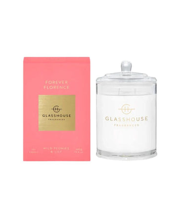 Glasshouse Fragrances Forever Florence Candle 380G