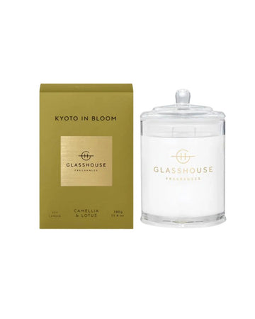KYOTO IN BLOOM CAMELLIA & LOTUS 380g Triple Scented Soy Candle