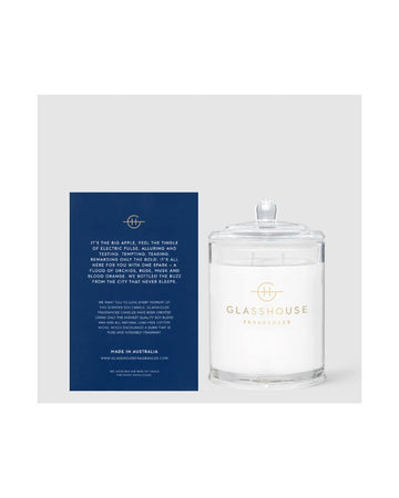 I'LL TAKE MANHATTAN  ORCHIDS &amp; BLOOD ORANGE 380g Triple Scented Soy Candle