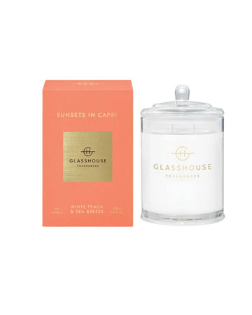 Glasshouse Fragrances Sunsets In Capri Candle 380g