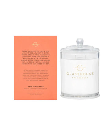 Glasshouse Fragrances Sunsets In Capri Candle 380g
