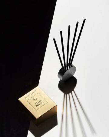 Scent Scene Metal Vessel - Black
