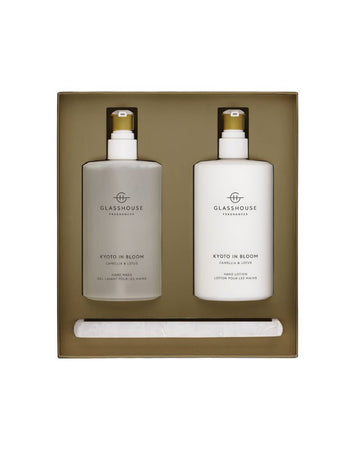 Gf 450ml Hand Wash, Hand Lotion & Tray - Kyoto In Bloom