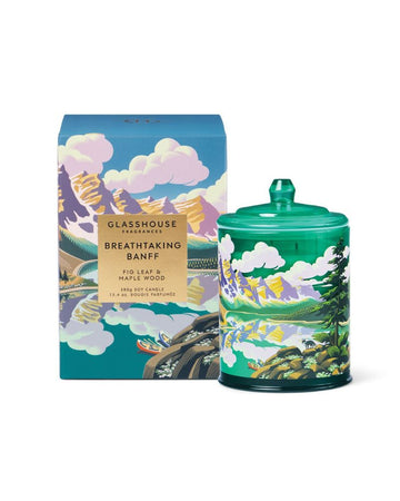 Breathtaking Banff - Maple Wood & Fig Leaf 380g Triple Scented Soy Candle